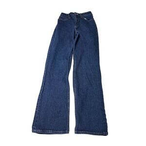 Abercrombie & Fitch High-Rise Wide Leg Jeans - Dark Blue